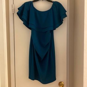 Pink Blush off the shoulder maternity dress, Small